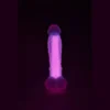 Зображення Фаллоімітатор люмінесцентний на присосці Dream Toys RADIANT Glow In The Dark рожевий
