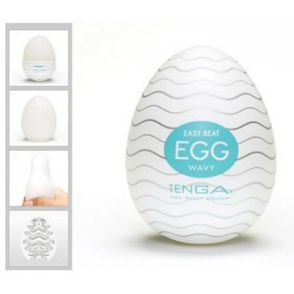 Мастурбатор Tenga Egg Wavy 3 Мастурбатор Tenga Egg Wavy