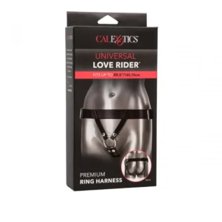 Трусики для страпону CalExotics Universal Love Rider Premium Ring Harness - Black - Зображення 4