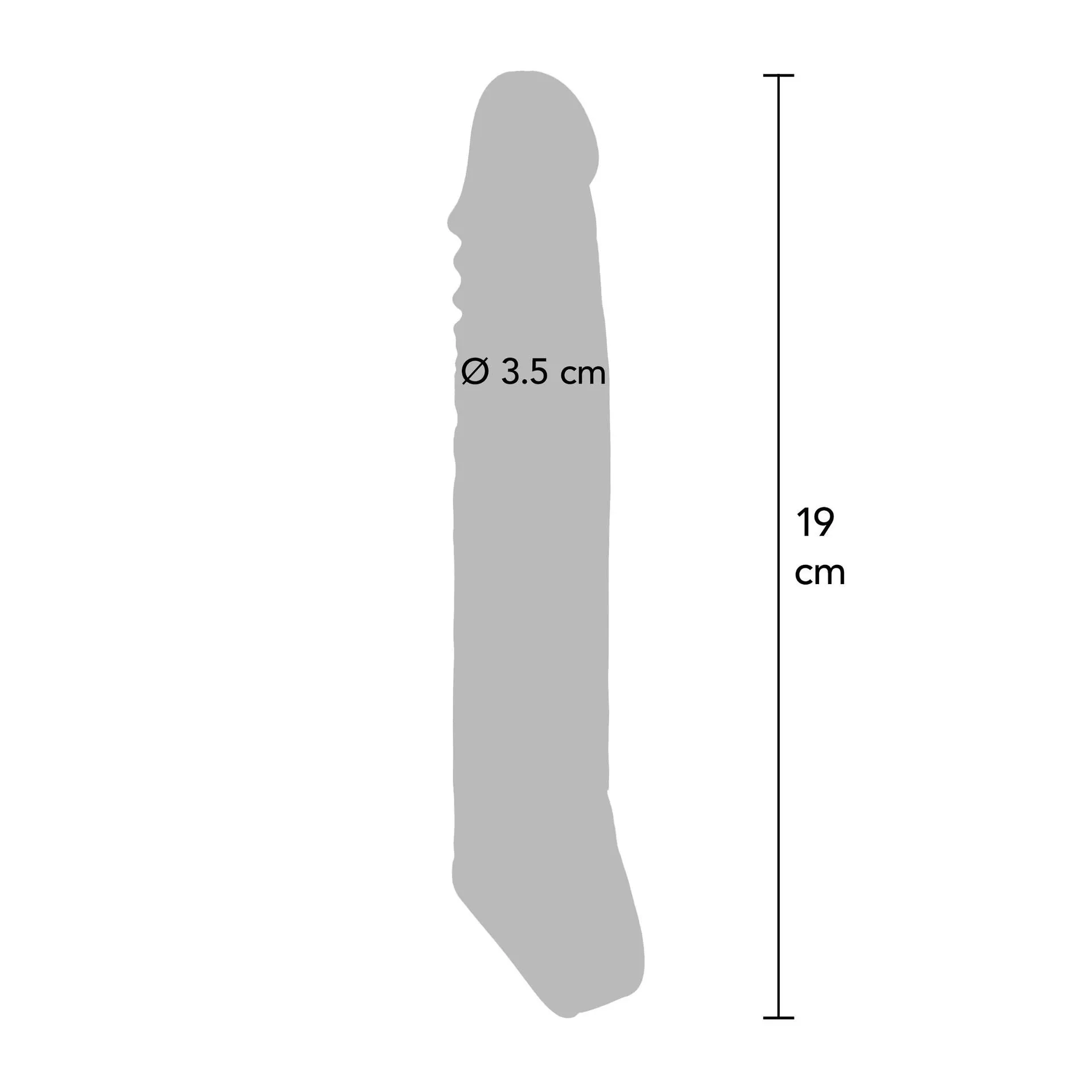 Насадка, що подовжує, на пеніс ToyJoy Get Real Extension Sleeve Large з петлею на мошонку, прозора 5 Насадка, що подовжує, на пеніс ToyJoy Get Real Extension Sleeve Large з петлею на мошонку, прозора - Зображення 3