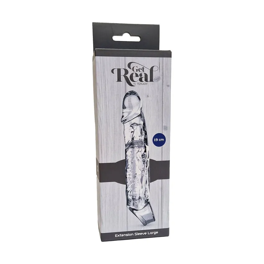 Насадка, що подовжує, на пеніс ToyJoy Get Real Extension Sleeve Large з петлею на мошонку, бежева 8 Насадка, що подовжує, на пеніс ToyJoy Get Real Extension Sleeve Large з петлею на мошонку, бежева - Зображення 6