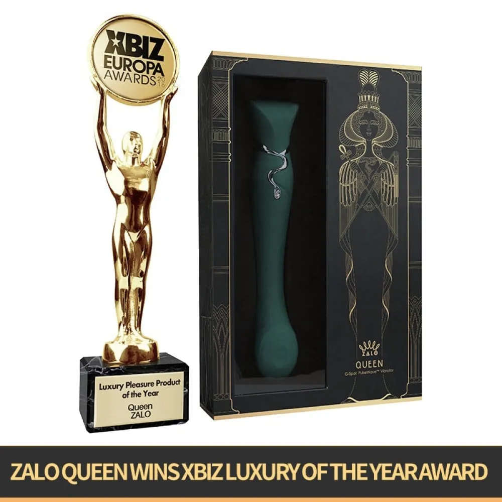 Вібратор із насадкою Zalo Queen Set з хвильовою стимуляцією, для клітора та точки G, зелений 10 Вібратор із насадкою Zalo Queen Set з хвильовою стимуляцією, для клітора та точки G, зелений - Зображення 8