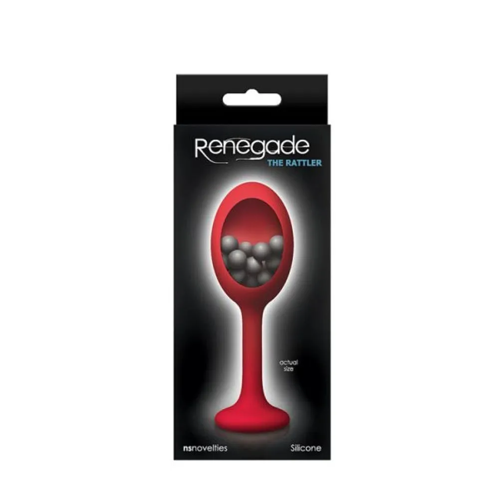 Унікальна анальна пробка RENEGADE Rattler RED 3 Унікальна анальна пробка RENEGADE Rattler RED