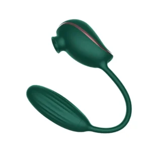Вакуумний стимулятор із віброяйцем High End Suction Love Egg GREEN 10 Вакуумний стимулятор із віброяйцем High End Suction Love Egg GREEN - Зображення 3