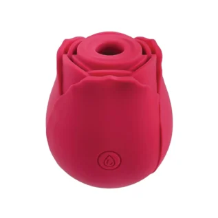 Вакуумний кліторальний стимулятор Adam & Eve Eve's Ravishing Rose Clit Pleaser, червоний