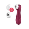 Вакуумний кліторальний стимулятор Satisfyer Pro 2 Generation 3 Satisfyer Liquid Air, бордовий 2 Зображення Вакуумний кліторальний стимулятор Satisfyer Pro 2 Generation 3 Satisfyer Liquid Air, бордовий