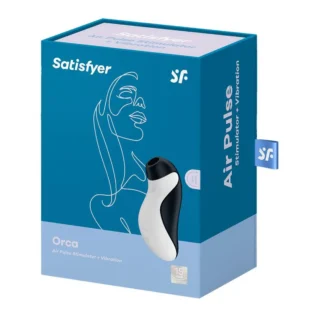 Вакуумний кліторальний стимулятор + вібрація Satisfyer Orca у вигляді пінгвіна - Зображення 7