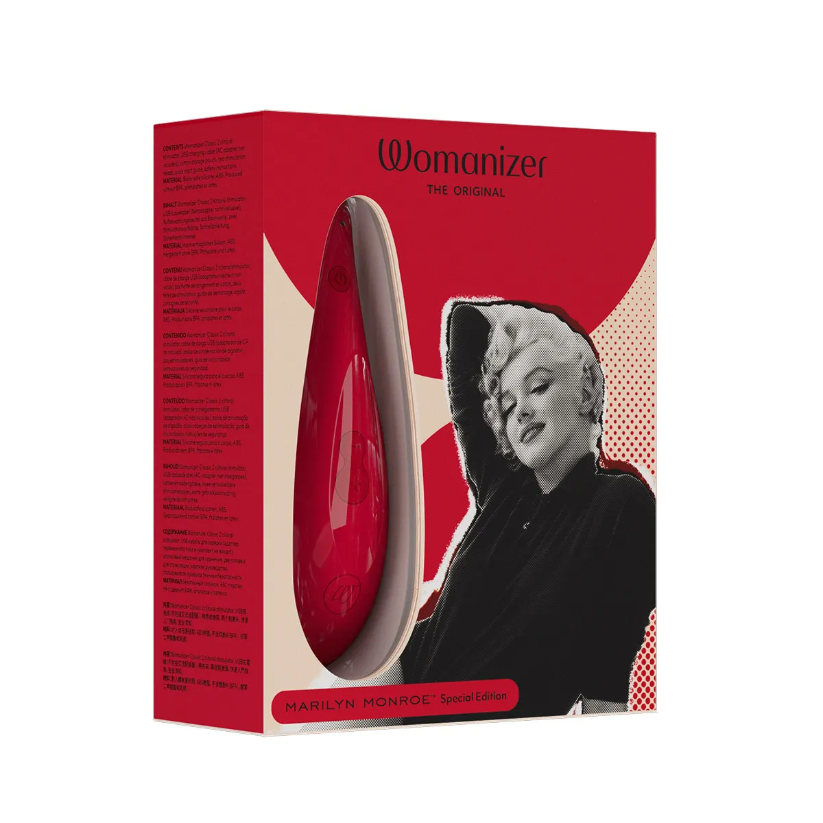 Вакуумний стимулятор клітора Womanizer Marilyn Monroe Vivid Red 24 Вакуумний стимулятор клітора Womanizer Marilyn Monroe Vivid Red - Зображення 22