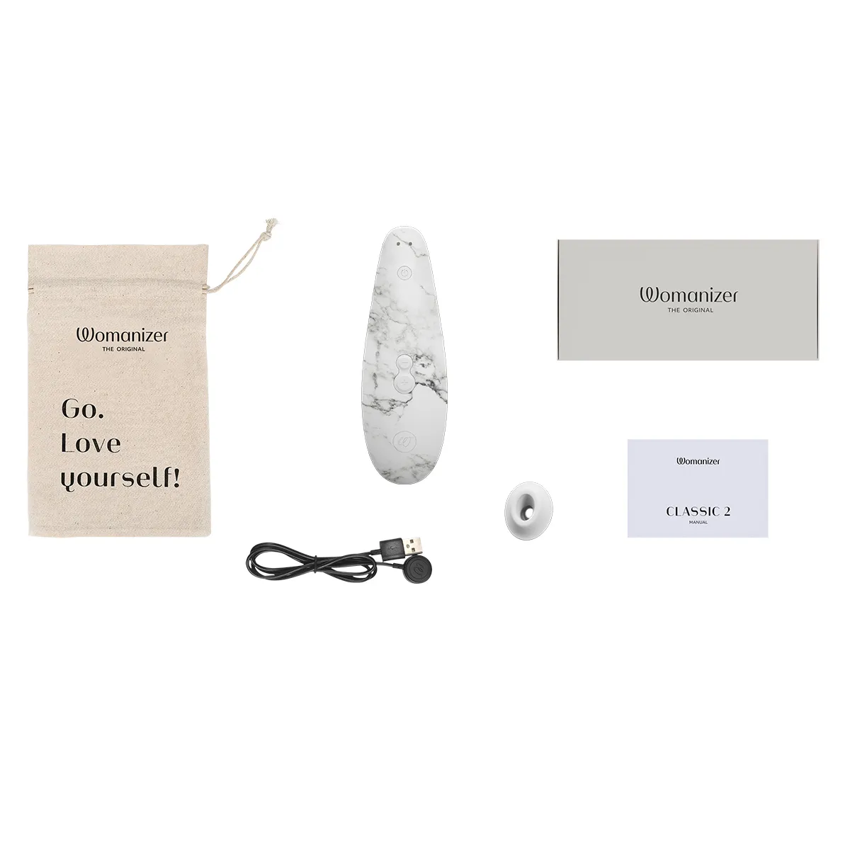 Вакуумний стимулятор клітора Womanizer Marilyn Monroe White Marble 11 Вакуумний стимулятор клітора Womanizer Marilyn Monroe White Marble - Зображення 9
