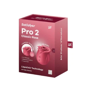 Вакуумний стимулятор троянда Satisfyer Pro 2 червоний, 7 см - Зображення 6