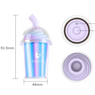 Вакуумний стимулятор у формі стаканчика з трубочкою BeYourLover Joy Cup голубий, 9.1 см х 4.6 см 24 Вакуумний стимулятор у формі стаканчика з трубочкою BeYourLover Joy Cup голубий, 9.1 см х 4.6 см - Зображення 8