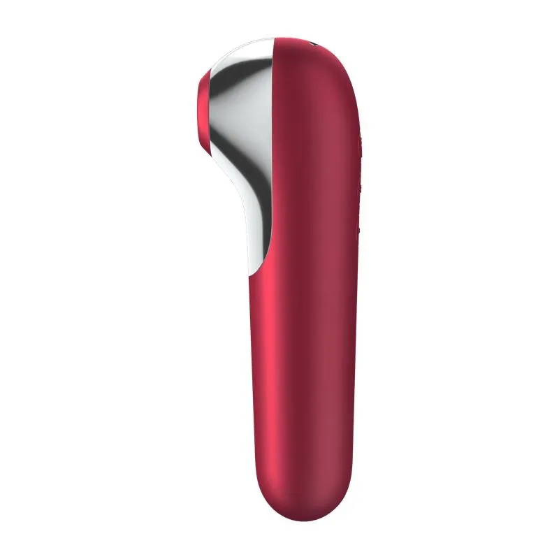 Вакуумний кліторальний стимулятор SATISFYER DUAL LOVE червоний 5 Вакуумний кліторальний стимулятор SATISFYER DUAL LOVE червоний - Зображення 3