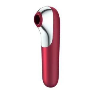 Alternative view of Вакуумний кліторальний стимулятор SATISFYER DUAL LOVE червоний