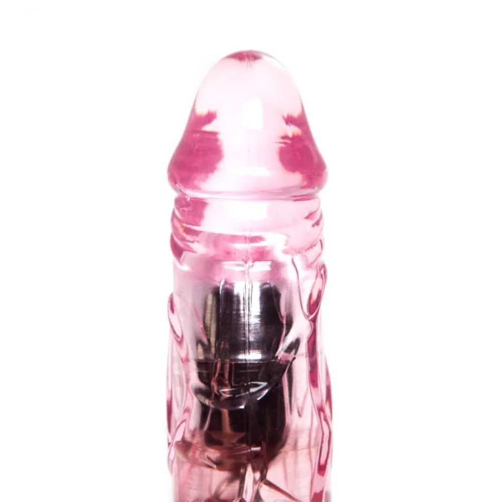 Вібратор із додатковою стимуляцією клітора Chisa Crystal Jellie на батарейках, рожевий 7 Вібратор із додатковою стимуляцією клітора Chisa Crystal Jellie на батарейках, рожевий - Зображення 5