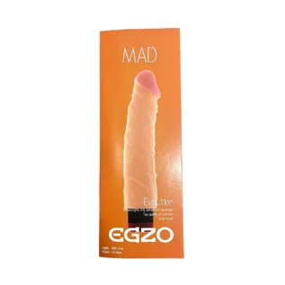 Вібратор реалістичний EGZO MAD Ciberskin Great Loverer на батарейках - Зображення 5
