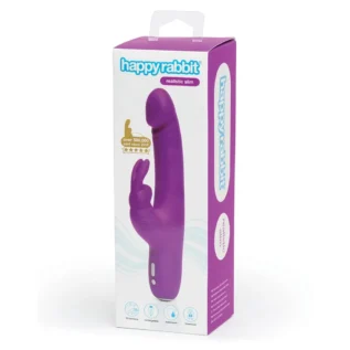 Вібратор кролик HAPPY RABBIT Slimline Realistic Rechargeable - Зображення 5