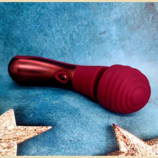 Вібратор мікрофон Dream Toys Dinky Curved Wand Jacky O бордовий 10 Вібратор мікрофон Dream Toys Dinky Curved Wand Jacky O бордовий - Зображення 3