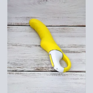 Вібратор для стимуляції точки G з ребристою структурою Satisfyer Yummy Sunshine, жовтий - Зображення 4