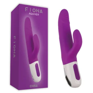 Вібратор кролик Chisa Fiona Royal Scepter з фрикціями, фіолетовий