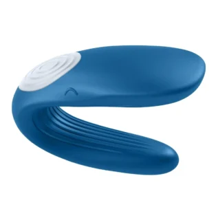 Вібромасажер для двох Satisfyer Partner Whale Couple, синій