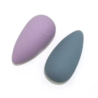 Вібратор для клітора із рельєфом Sweet Em Velvet Lure, синій - Зображення 3