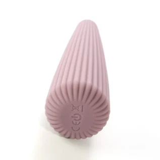 Вібратор для клітора у формі конуса з рельєфом Sweet Em Velvet Lure, фіолетовий - Зображення 3
