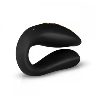 Вібратор для пар Zuna Couples Vibrator із сумочкою, чорний, Leopard - Зображення 3