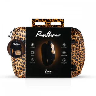 Вібратор для пар Zuna Couples Vibrator із сумочкою, чорний, Leopard - Зображення 5