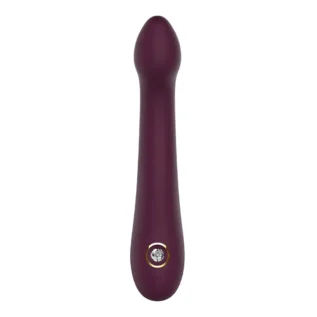 Вібратор для точки G Dream Toys Essentials зі стразами, бордовий, 21,8 × 3,6 см - Зображення 4