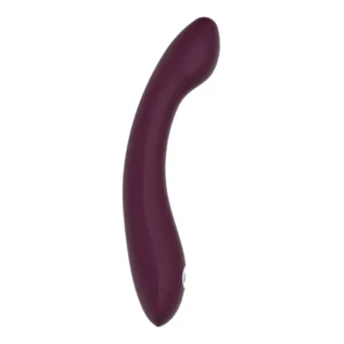 Вібратор для точки G Dream Toys Essentials зі стразами, бордовий, 21,8 × 3,6 см - Зображення 3