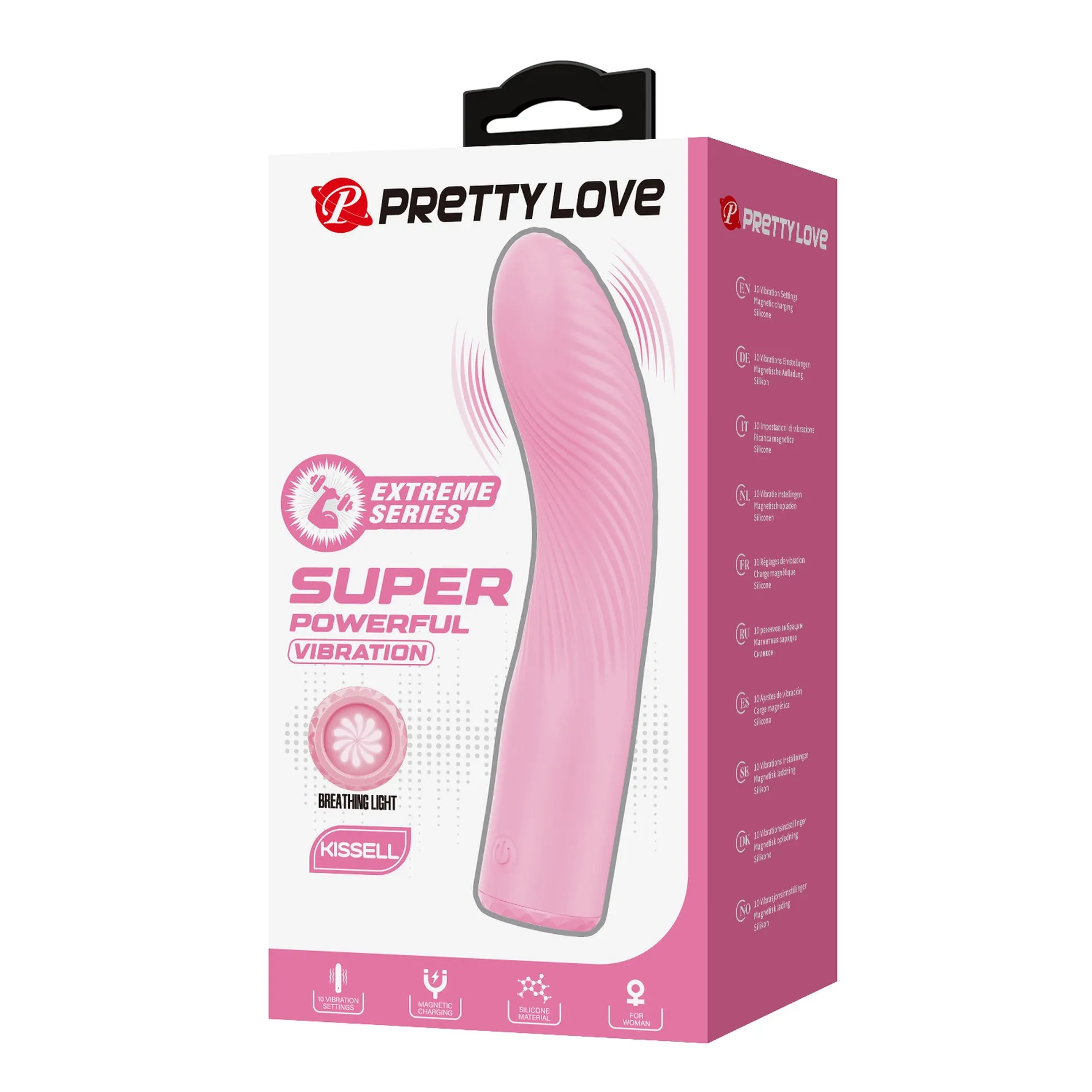 Вібратор для точки G PRETTY LOVE Kissell рожевий, 16.1 х 3.2 см 9 Вібратор для точки G PRETTY LOVE Kissell рожевий, 16.1 х 3.2 см - Зображення 7