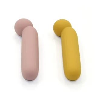 Вібратор для точки G Sweet Em Velvet Lure, бежевий - Зображення 2