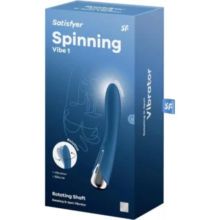 Вібратор для точки G, що обертається Satisfyer Spinning Vibe 1, синій - Зображення 4