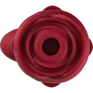 Вібратор двосторонній з повітряною стимуляцією ROSE, червоний - Зображення 8
