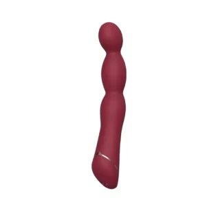 Alternative view of Класичний вібратор гнучкий Chisa Lust Ripple Lapper, бордовий