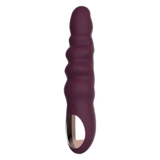 Alternative view of Класичний вібратор рельєфний Dream Toys ESSENTIALS Ripped Power Vibe, фіолетовий