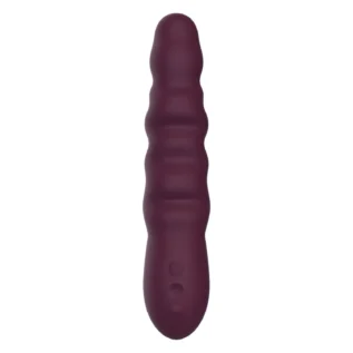 Класичний вібратор рельєфний Dream Toys ESSENTIALS Ripped Power Vibe, фіолетовий - Зображення 5