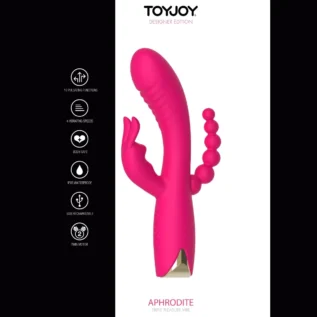 Вібратор-кролик Aphrodite Triple Vibrator Toy Joy - Зображення 5