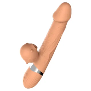 Вібратор-кролик Basia 2 in 1 USB 9 режимів вібрації та 5 швидкостей руху