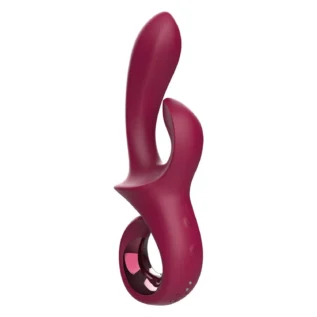 Вібратор-кролик Dreamtoys Glam Duo Vibrator з гачком ручкою, 22.7 х 4.2 см - Зображення 2