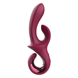 Вібратор-кролик Dreamtoys Glam Duo Vibrator з гачком ручкою, 22.7 х 4.2 см - Зображення 3