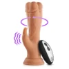 Вібратор-кролик на присосці Femme Funn Wireless Turbo Rabbit з пультом керування, тілесний