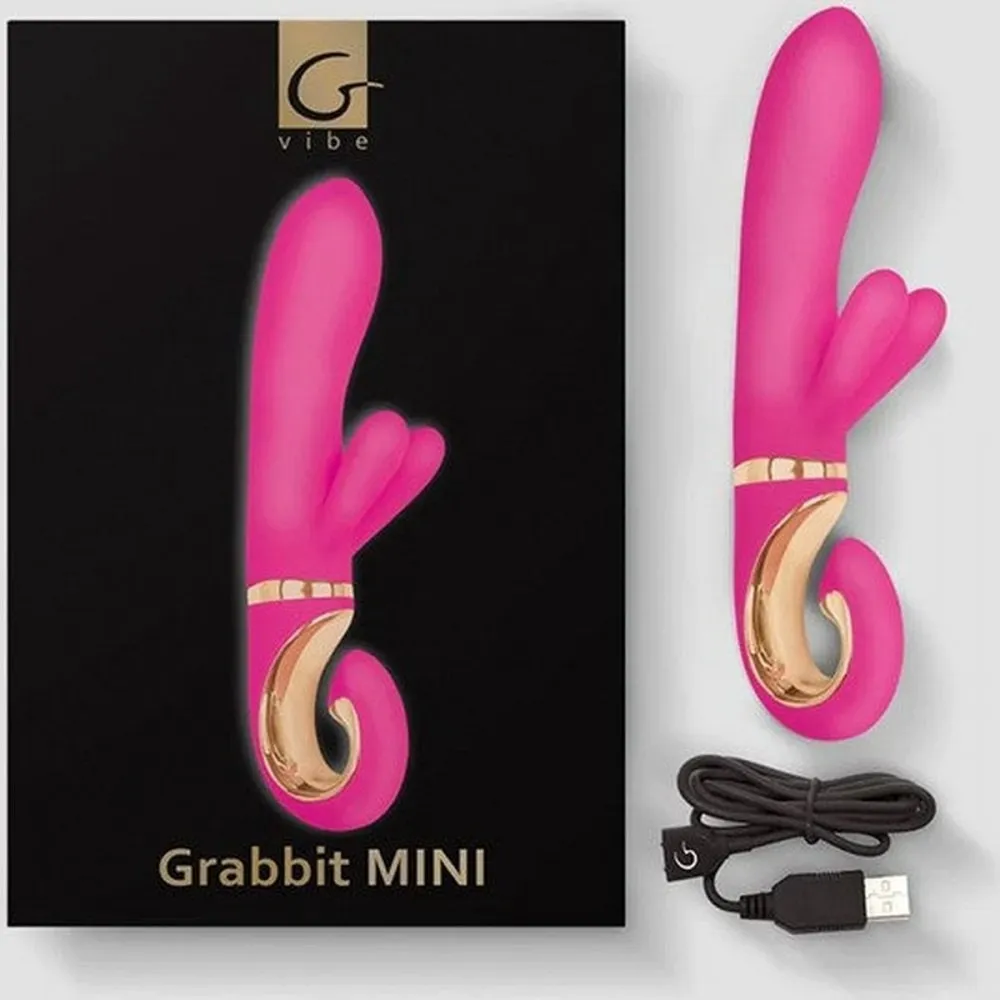 Вібратор-кролик із двома відростками для клітора Grabbit GVibe, рожевий, 23.5 см х 4 см 7 Вібратор-кролик із двома відростками для клітора Grabbit GVibe, рожевий, 23.5 см х 4 см - Зображення 5
