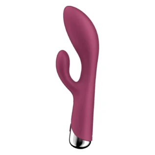 Вібратор-кролик Satisfyer Spinning Rabbit 1 для точки G та клітора, червоний - Зображення 4