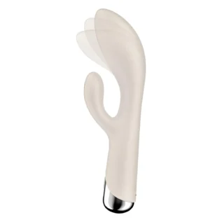 Вібратор-кролик Satisfyer Spinning Rabbit 1 для точки G та клітора, молочний - Зображення 3