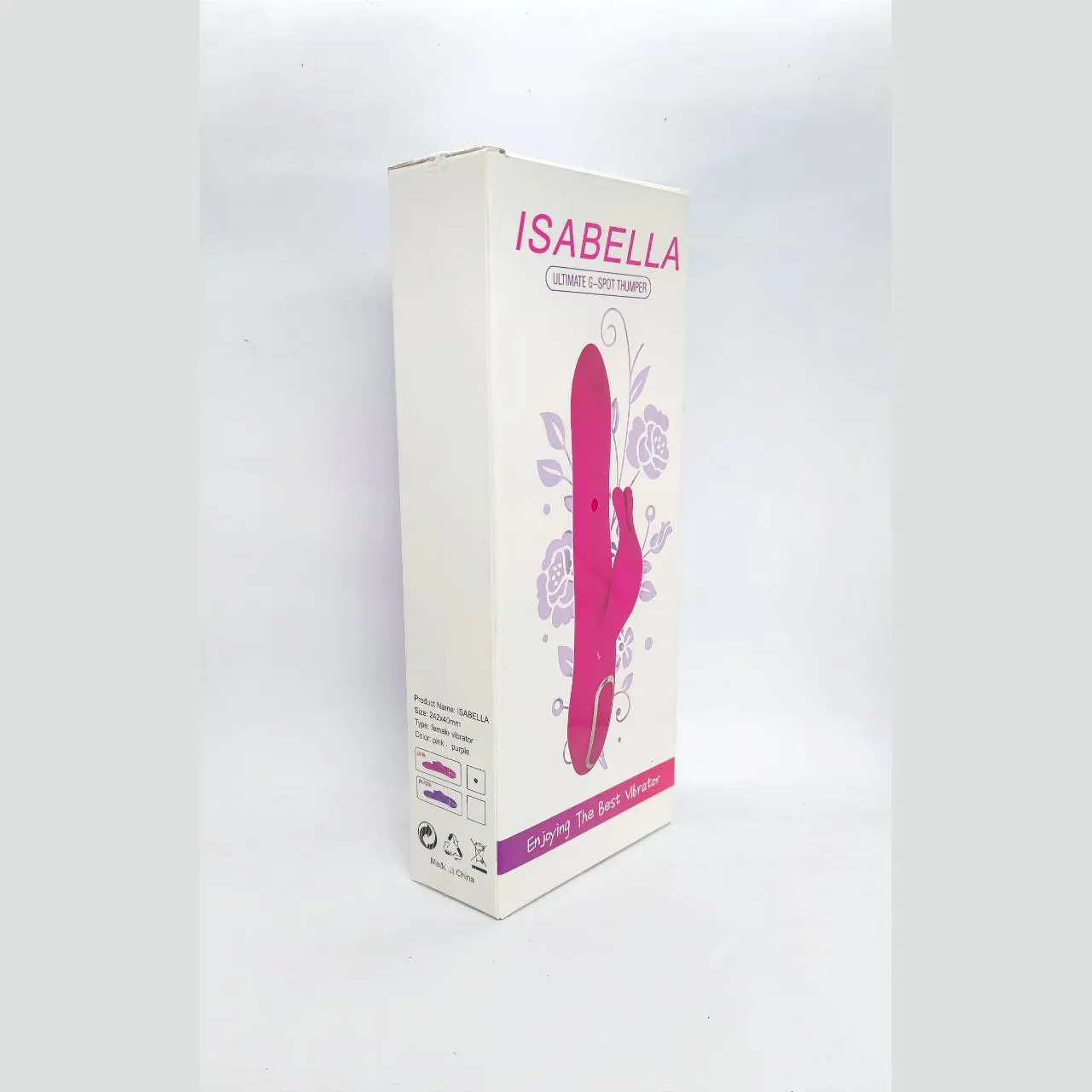 Вібратор кролик Wibrator-Isabella, 5 funkcji, USB Pink 5 Вібратор кролик Wibrator-Isabella, 5 funkcji, USB Pink - Зображення 3
