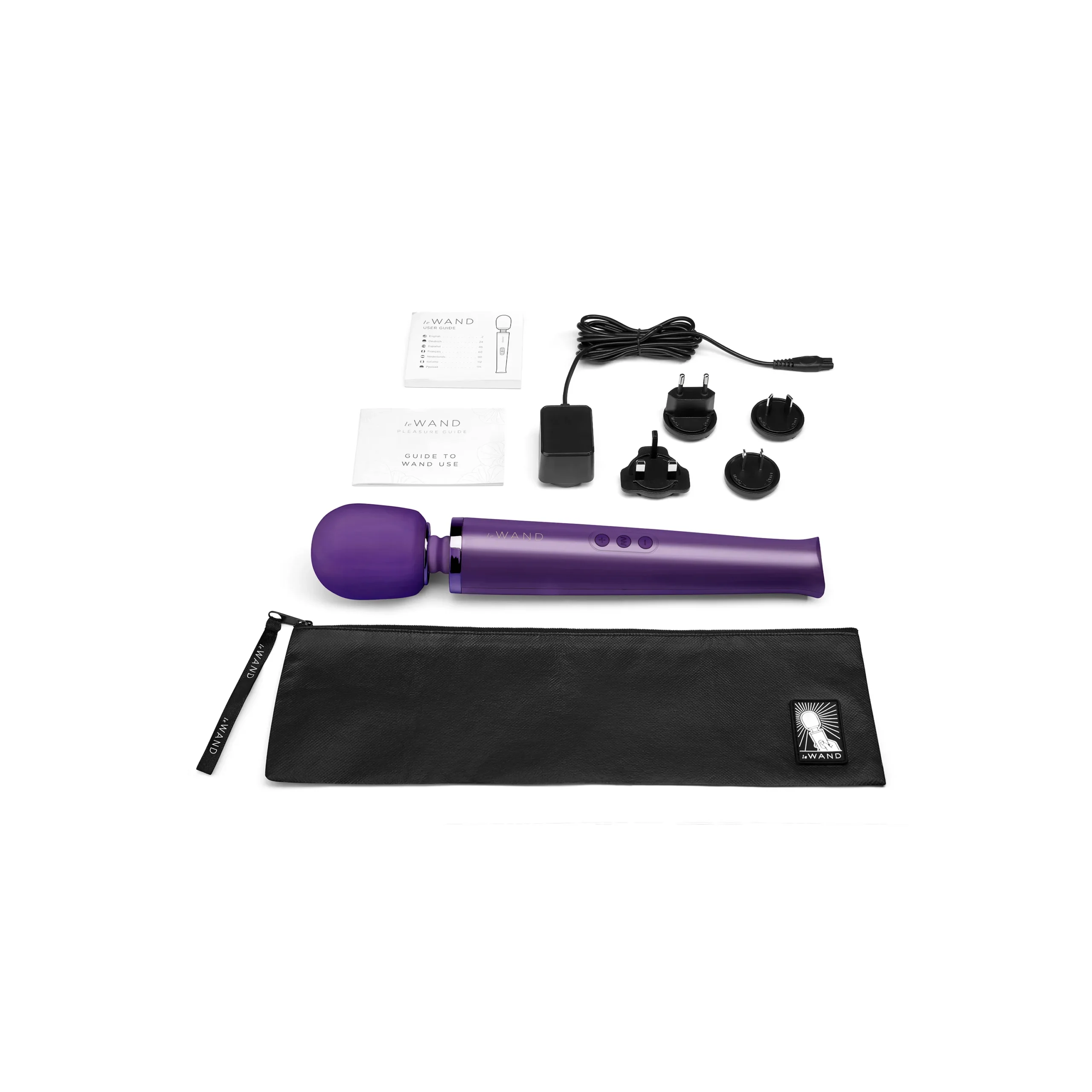 Вібратор мікрофон Le Wand RECHARGEABLE MASSAGER, фіолетовий 4 Вібратор мікрофон Le Wand RECHARGEABLE MASSAGER, фіолетовий - Зображення 2