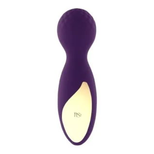 Alternative view of Міні-мікрофон вібратор Rianne S Essentials Lovely Leopard Mini Wand в сумочці, фіолетовий