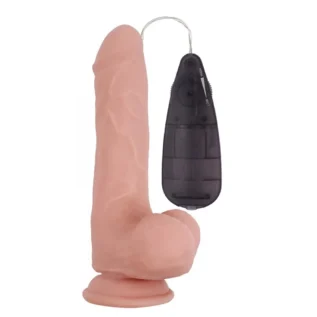 Вібратор реалістичний на присосці Chisa T-skin ReaL Basics Realistic Dildo з пультом керування - Зображення 2