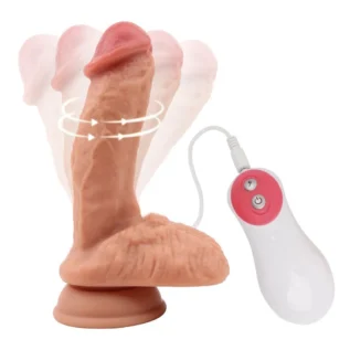 Alternative view of Вібратор реалістичний Chisa DiDi Extreal Sensual Controller на присосці з пультом, бежевий